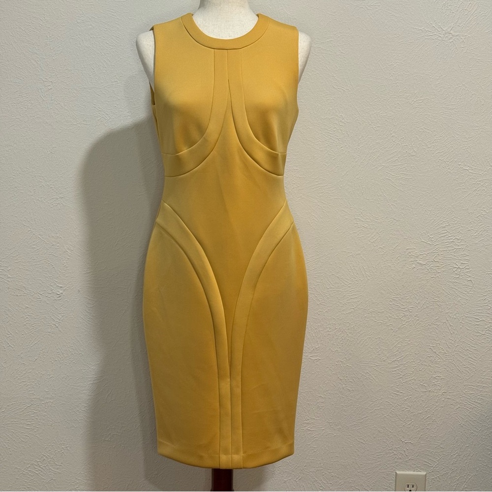 Calvin Klein Mustard Dress Size 6